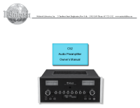 McIntosh C52 - Owners manual1